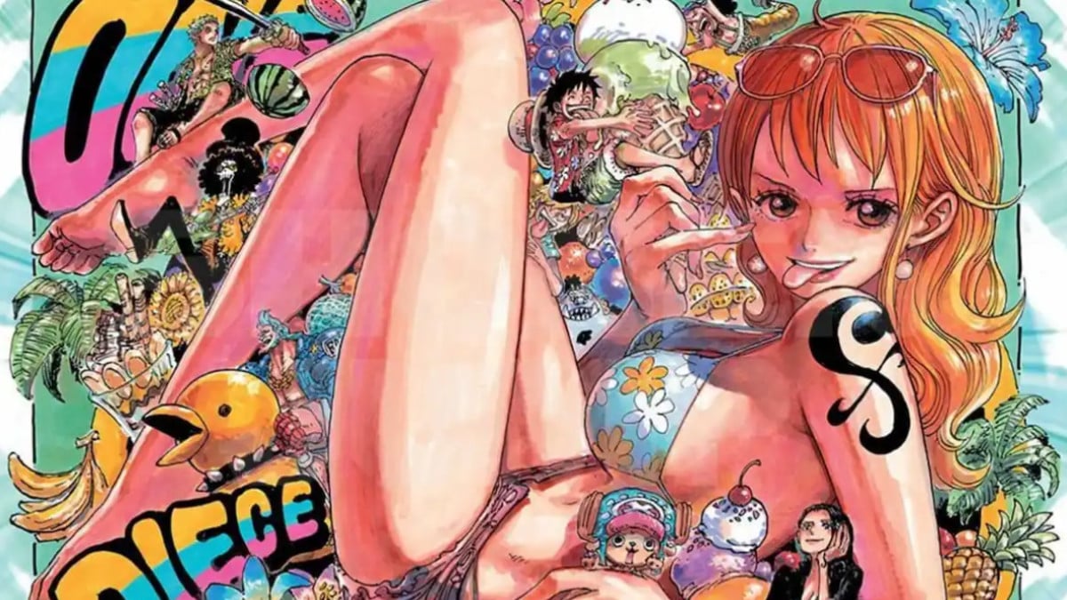 Oda's very horny Nami-centric illustration for One Piece chapter 1121