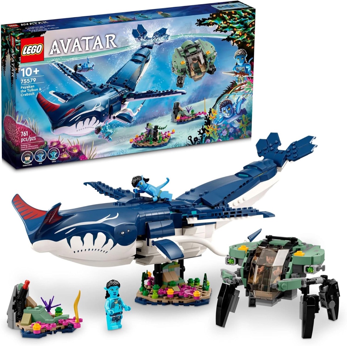 The "Payakan The Tulkun and Crabsuit"  LEGO set from "Avatar"