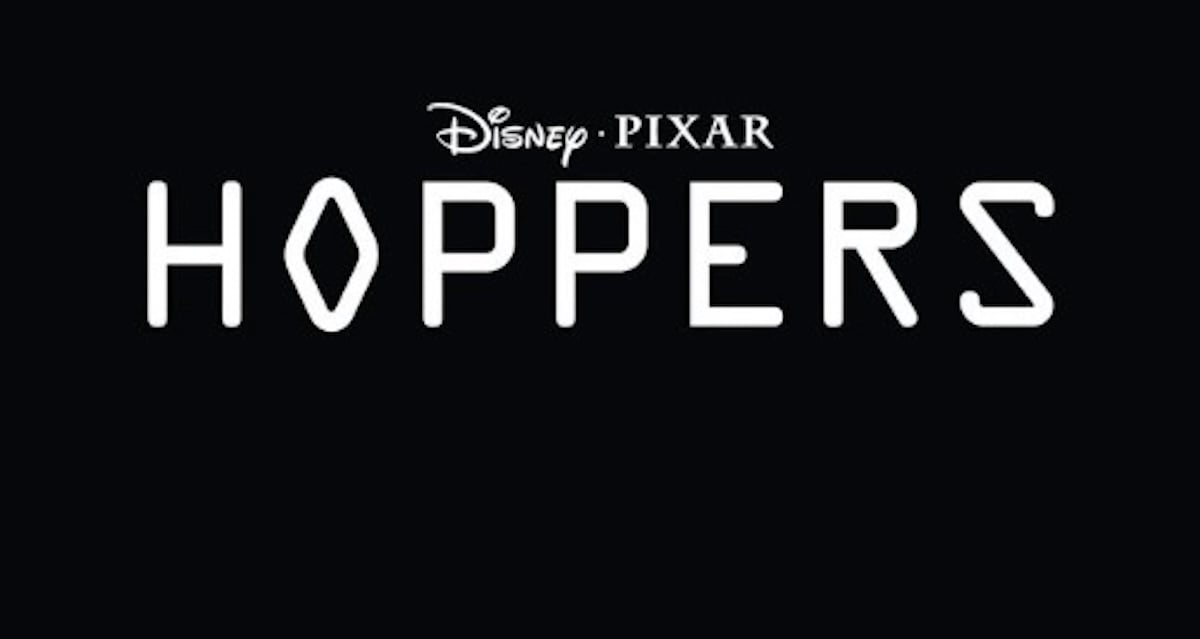 Hoppers movie title card.