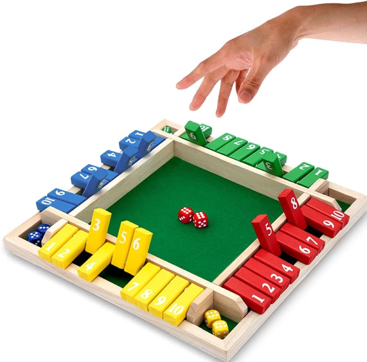 The "Shut The Box" board game 