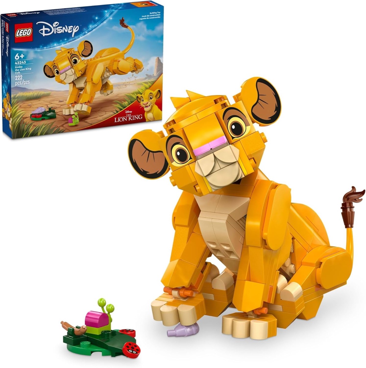 A LEGO set of Simba from "The Lion King" 