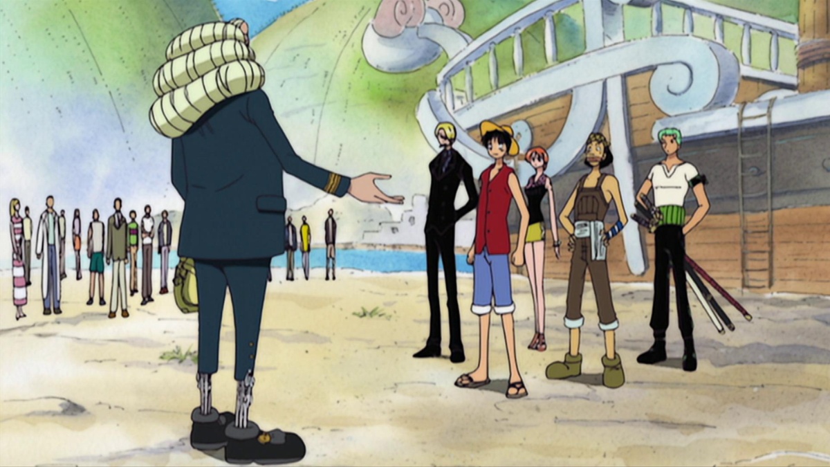 Straw Hats arrive at Whiskey Town, One Piece