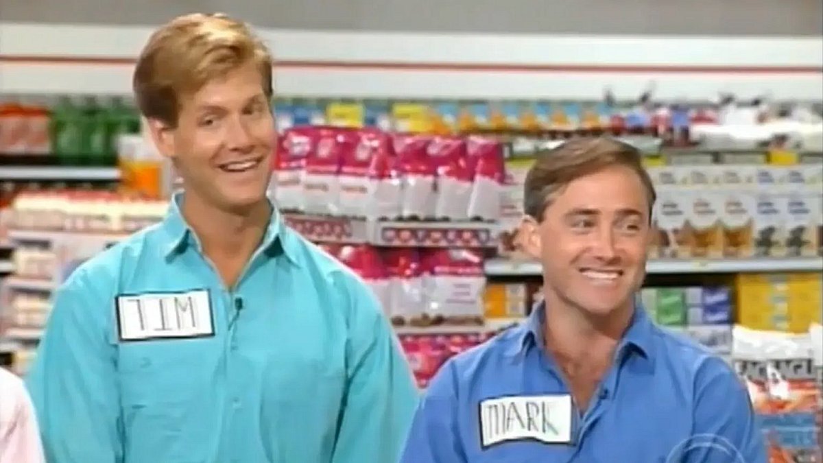 Tim Leach and Mark Dammann on Supermarket Sweep