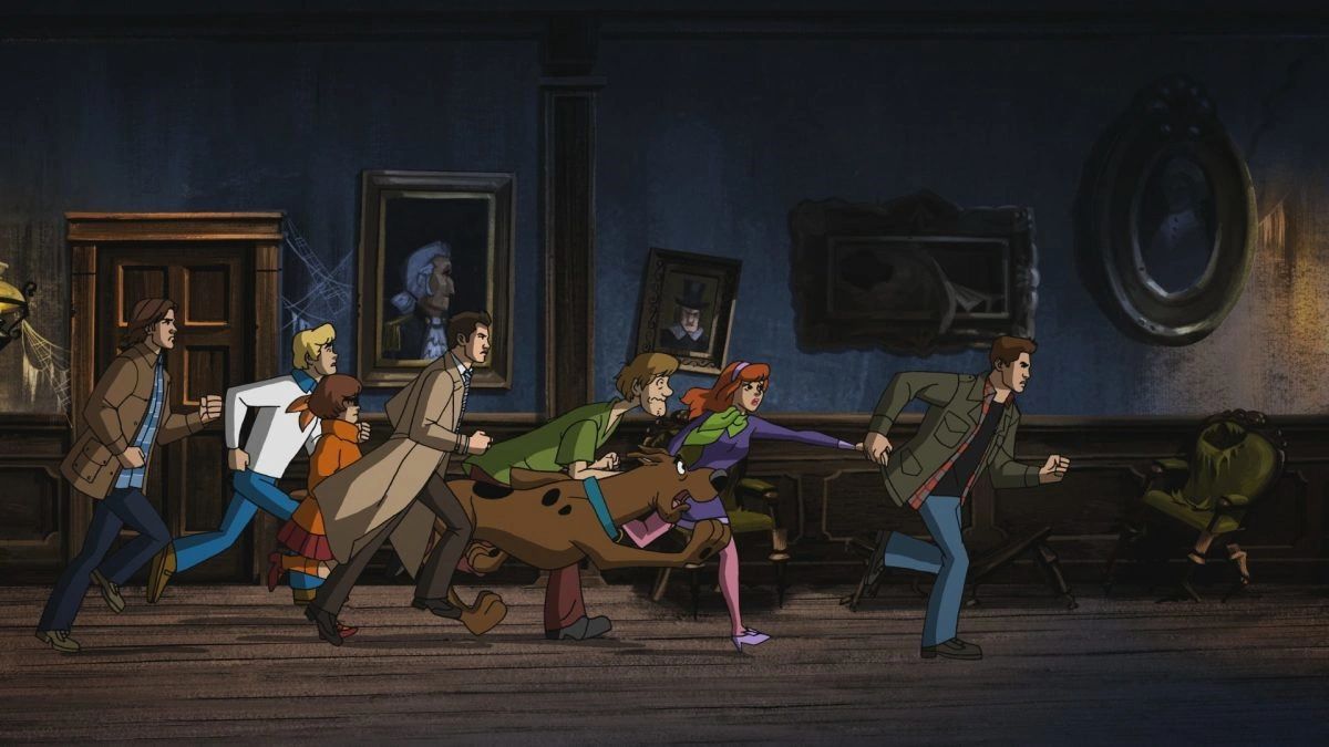 Sam and Dean Winchester, and Castiel join Fred, Daphne, Velma, Shaggy and Scooby Doo in Supernatural animated crossover episode Scoobynatural