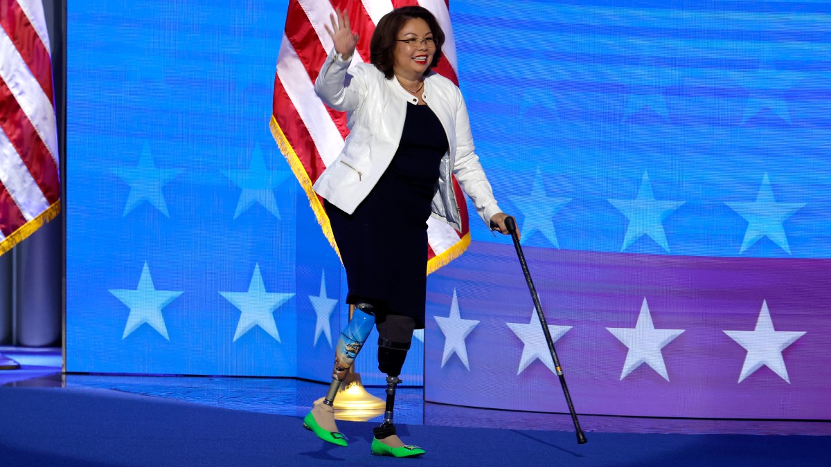 Tammy Duckworth at the 2024 DNC