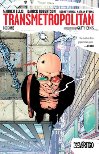 Cover art for "Transmetropolitan"