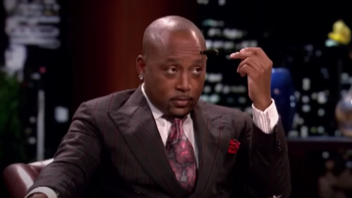 Daymond John looking annoyed in Shark Tank Season 2. 