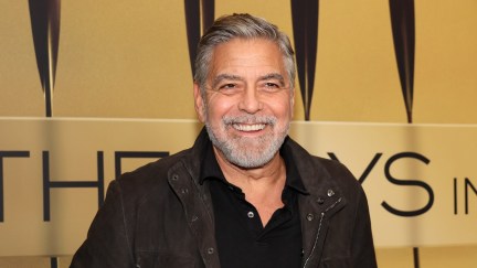 George Clooney on a red carpet