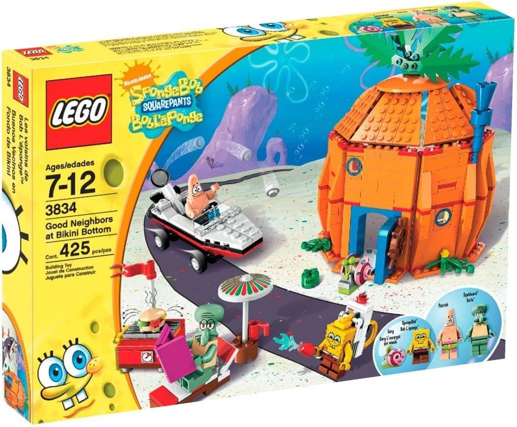 good neighbors at bikini bottom spongebob lego