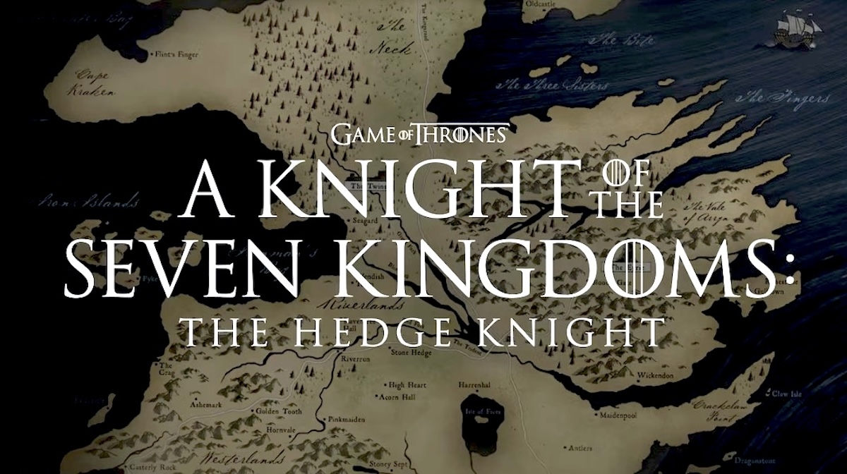 A Knight of the Seven Kingdoms title card from HBO.