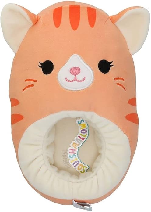 orange tabby squishmallow slipper