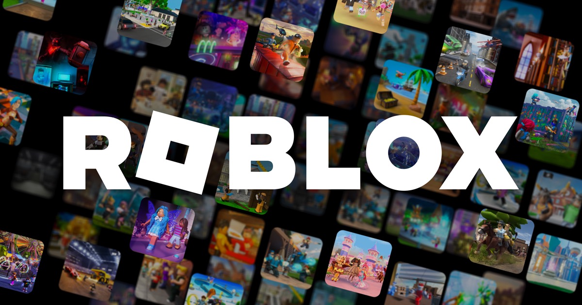 Roblox title page art.