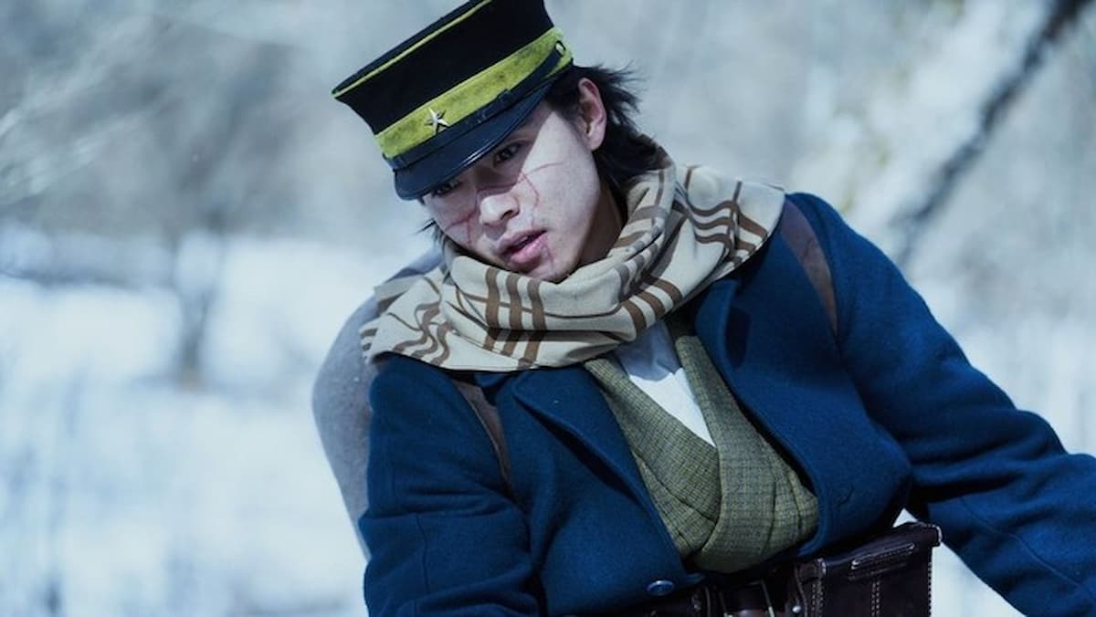 Saichi in the live action Golden Kamuy