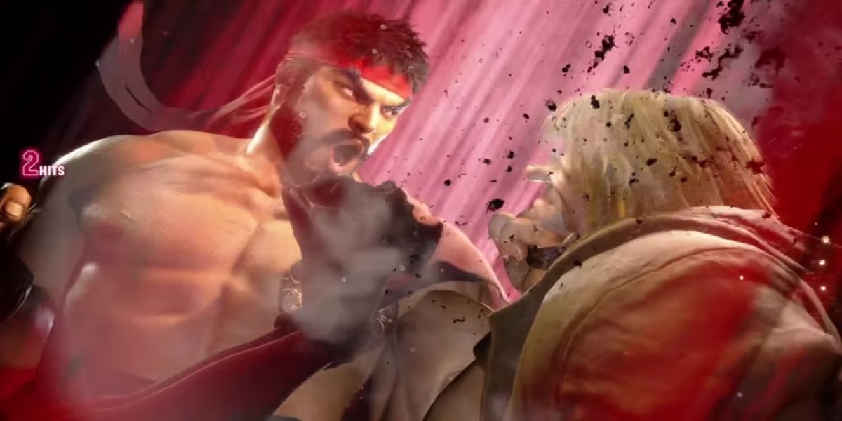 One angry looking fighter clobbers another in "Street Fighter 6"