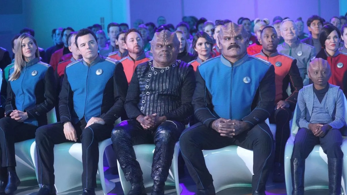 Characters on The Orville.