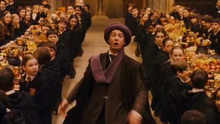 troll in the dungeon running in a hall way harry potter