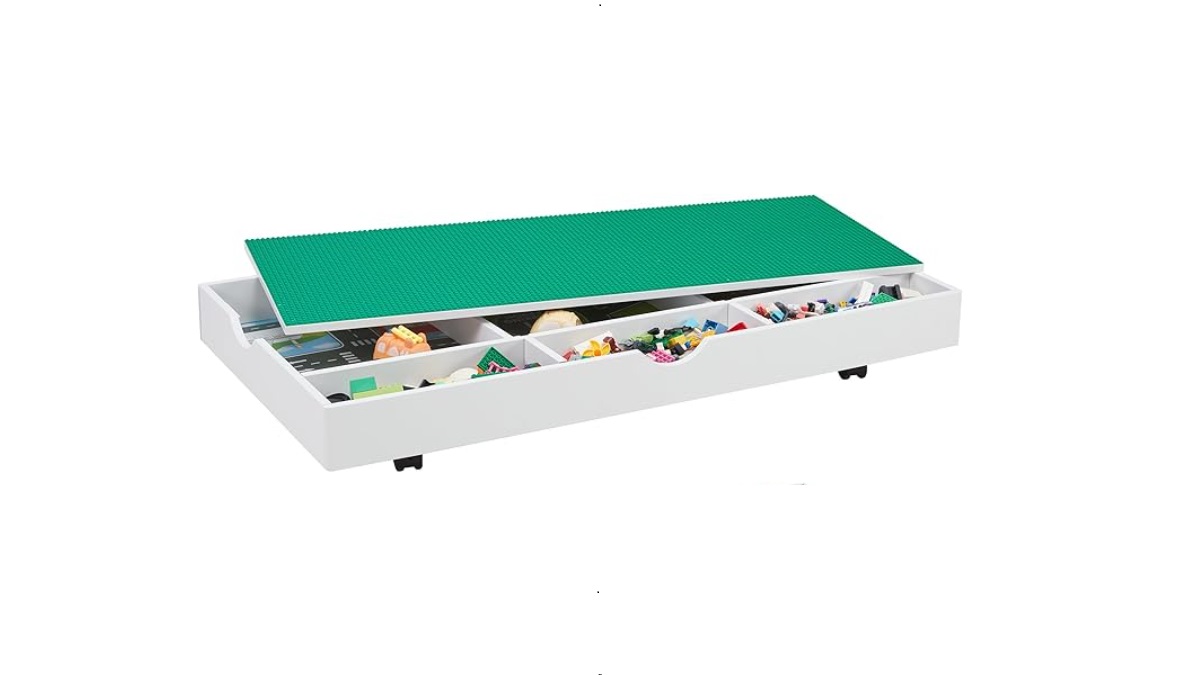 2 in 1 Construction Play Table for LEGO building. 