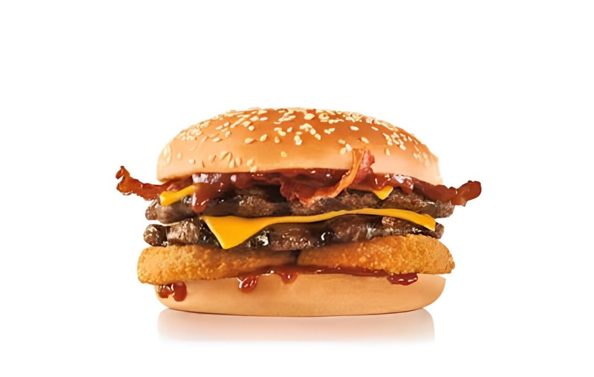 The Double Western Bacon Cheeseburger from Carl's Jr.