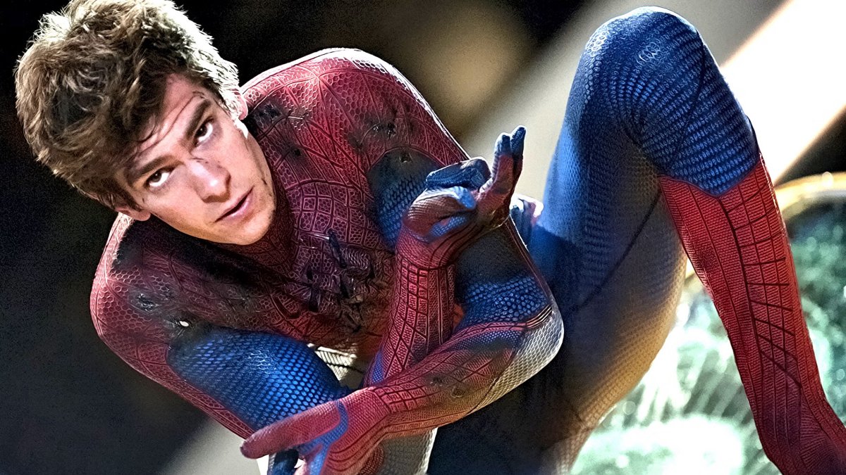 Andrew Garfield as the Amazing Spider-Man