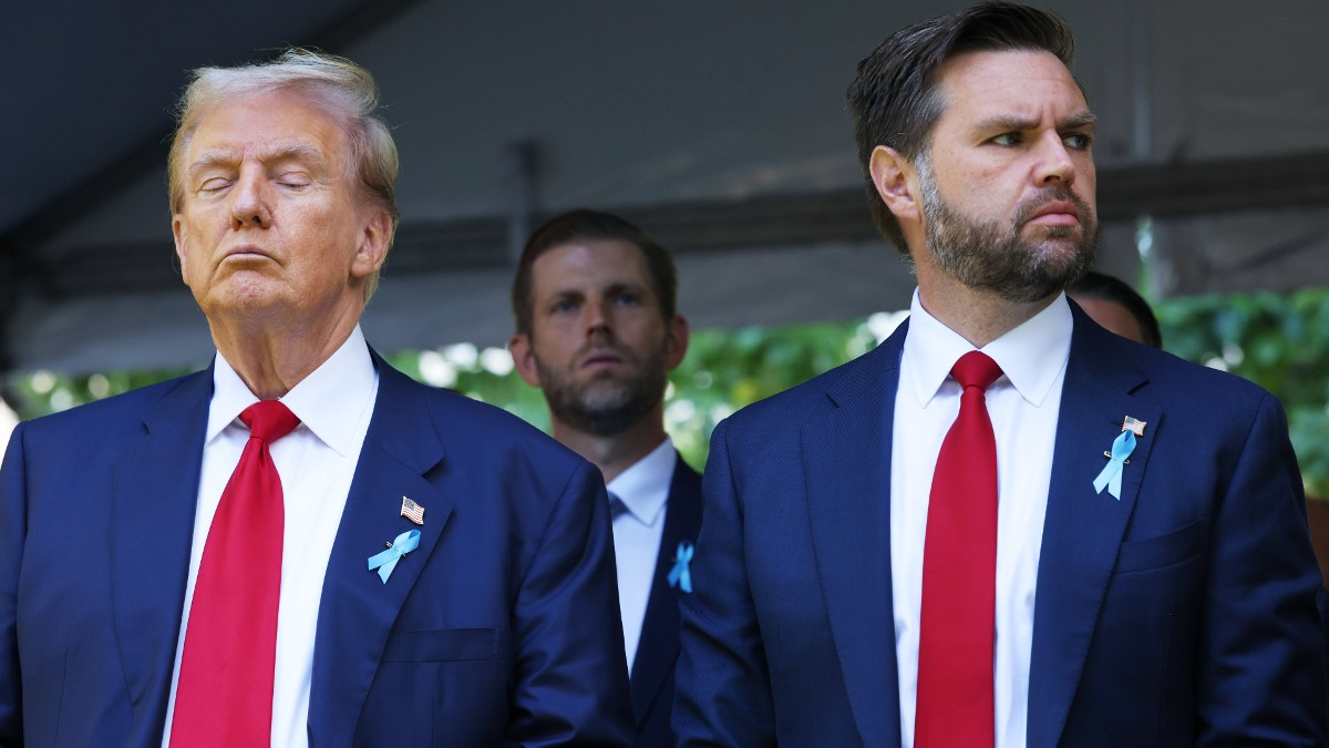 Donald Trump and J.D. Vance at Ground Zero on the 23rd Anniversary of 9/11