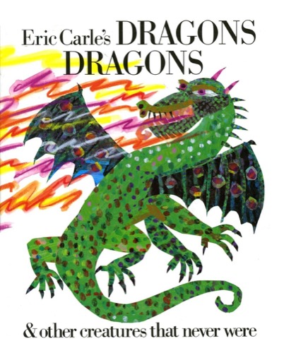 Cover art for "Dragons, Dragons" featuring a fire breathing dragon.