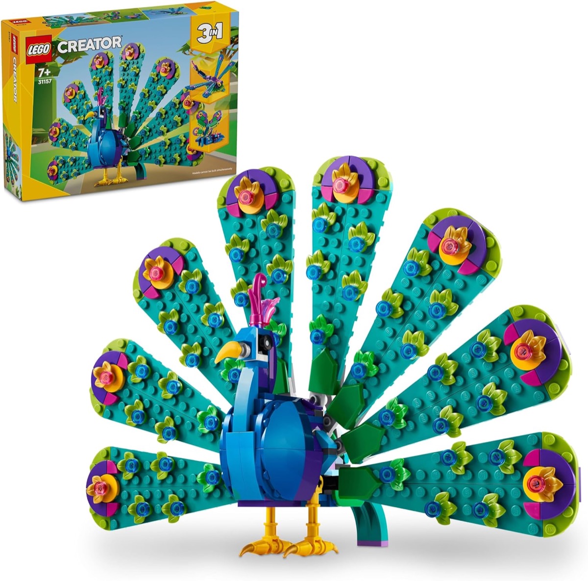 An Exotic Peacock Lego set 