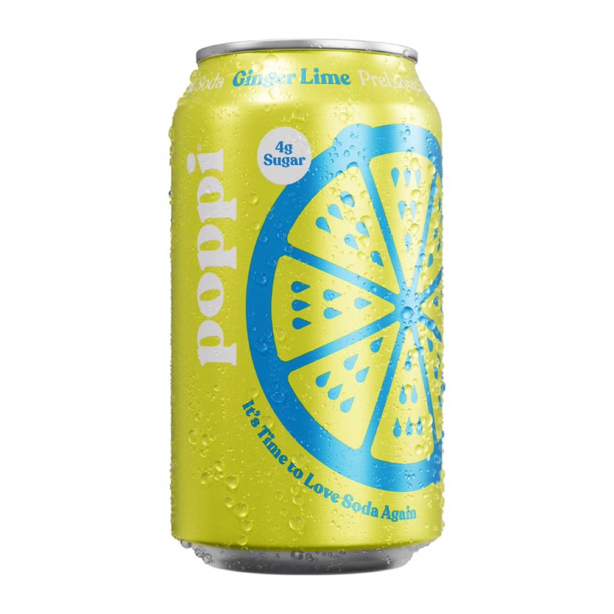 A can of Ginger Lime soda 