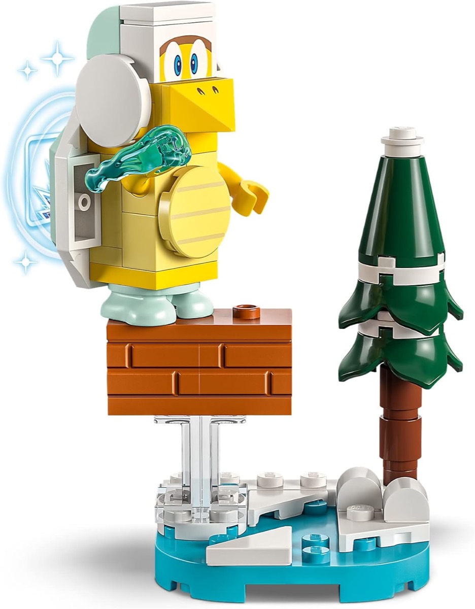 A LEGO Ice Bro figure from "Super Mario Bros"