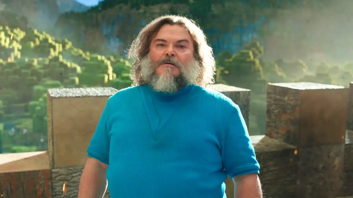 Jack Black as Steve in A Minecraft Movie