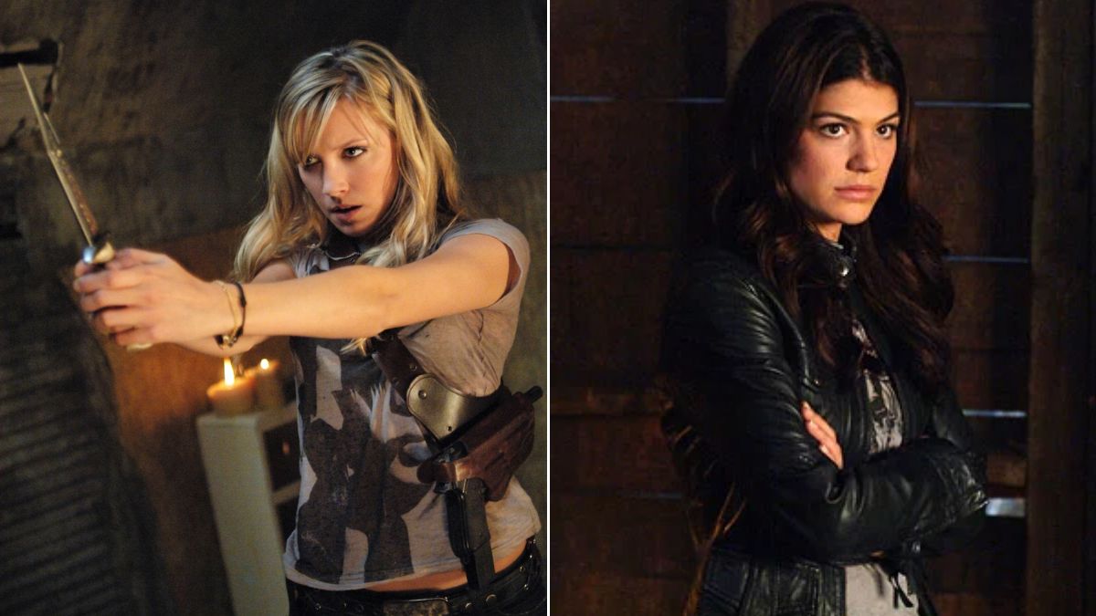 Katie Cassidy and Genevieve Padalecki as Ruby in Supernatural