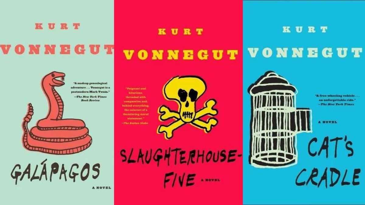 Galapagos, Slaughterhouse-Five, and Cat's Cradle by Kurt Vonnegut