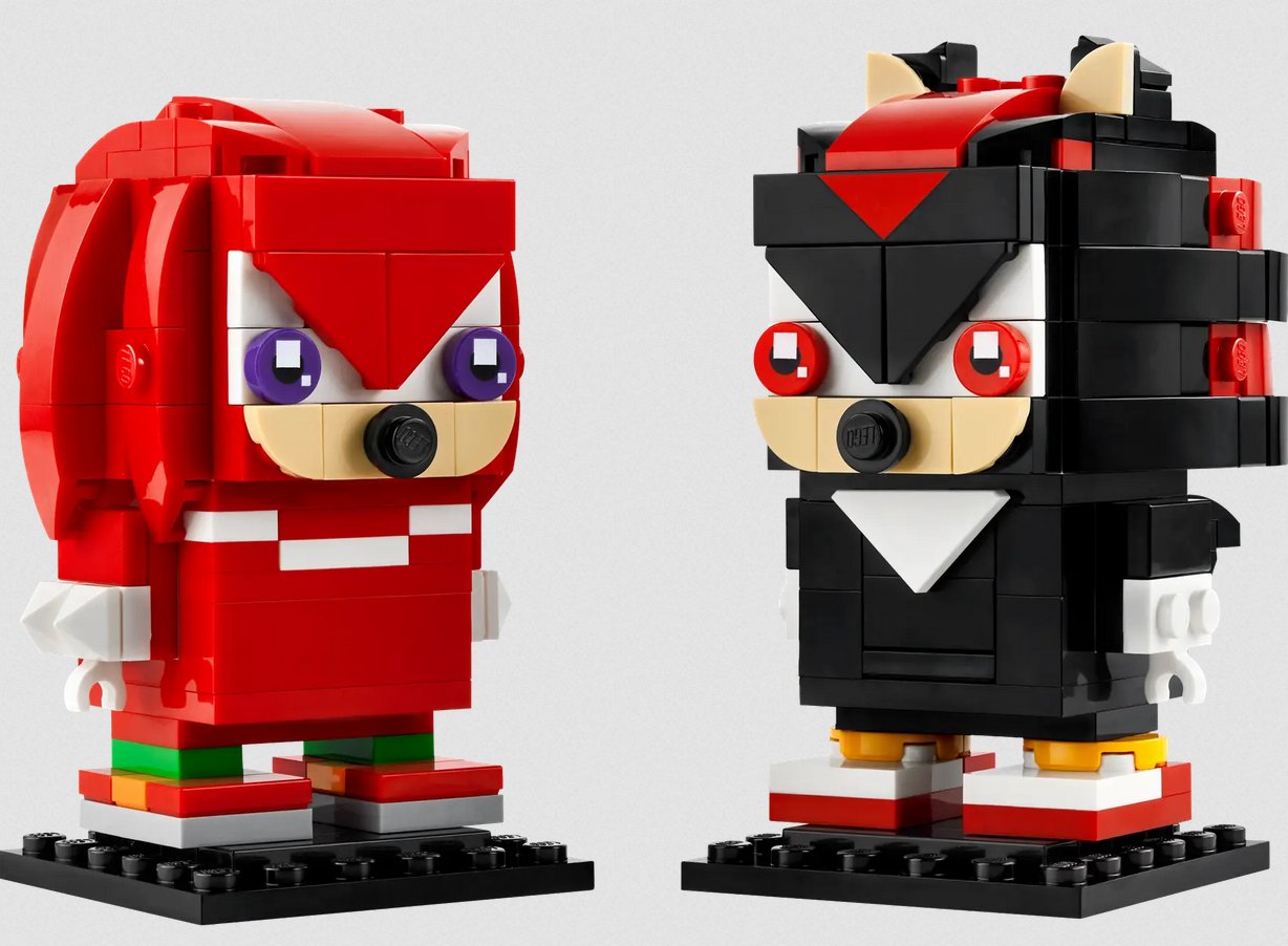 LEGO Brickheadz Knuckles and Shadow