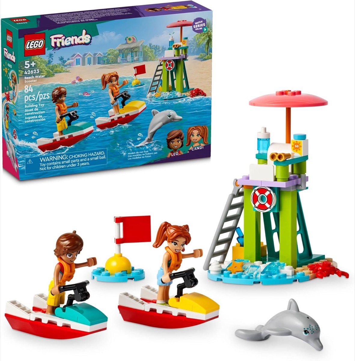 The LEGO Friends Beach Water Scooter set