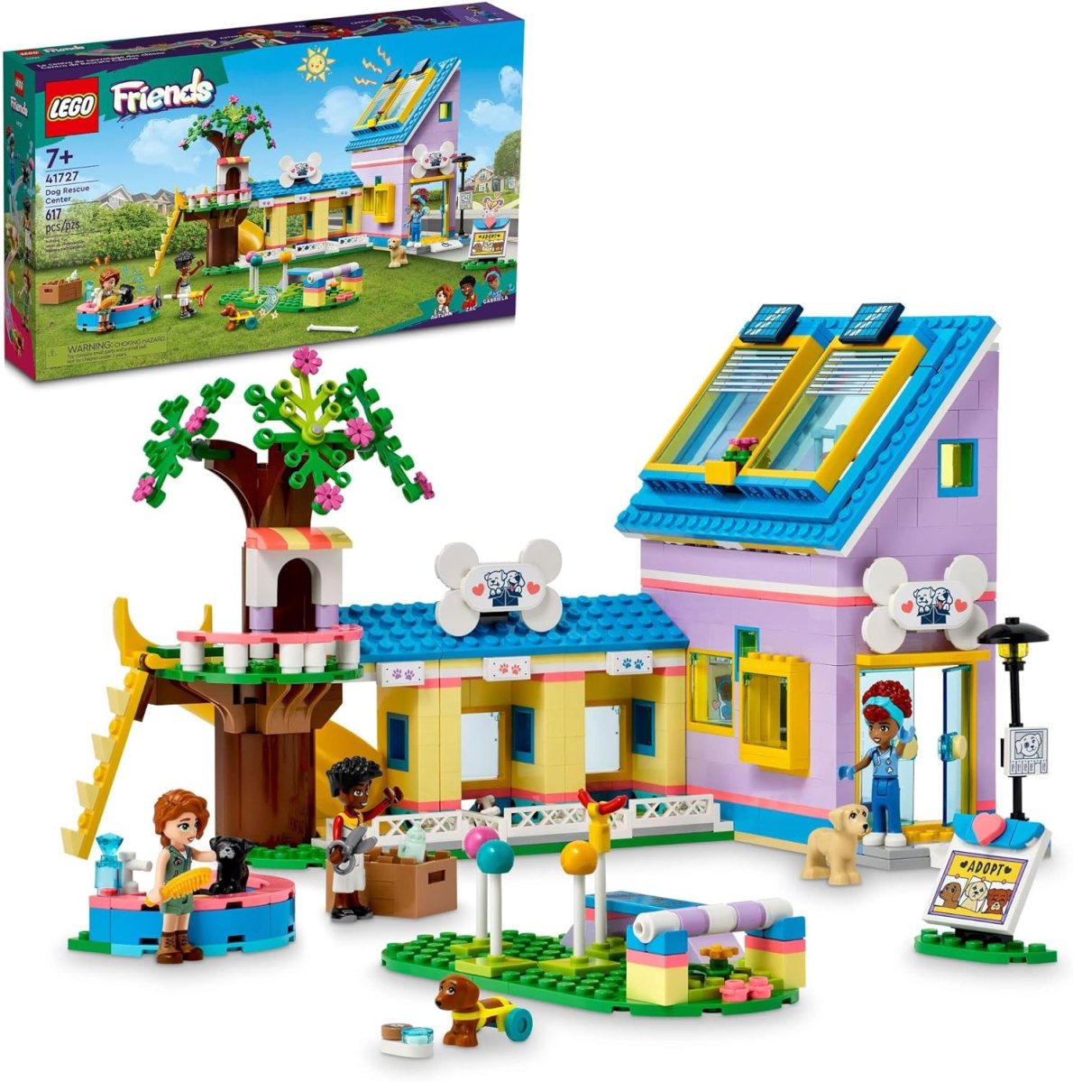 The LEGO Friends Dog Rescue Center set