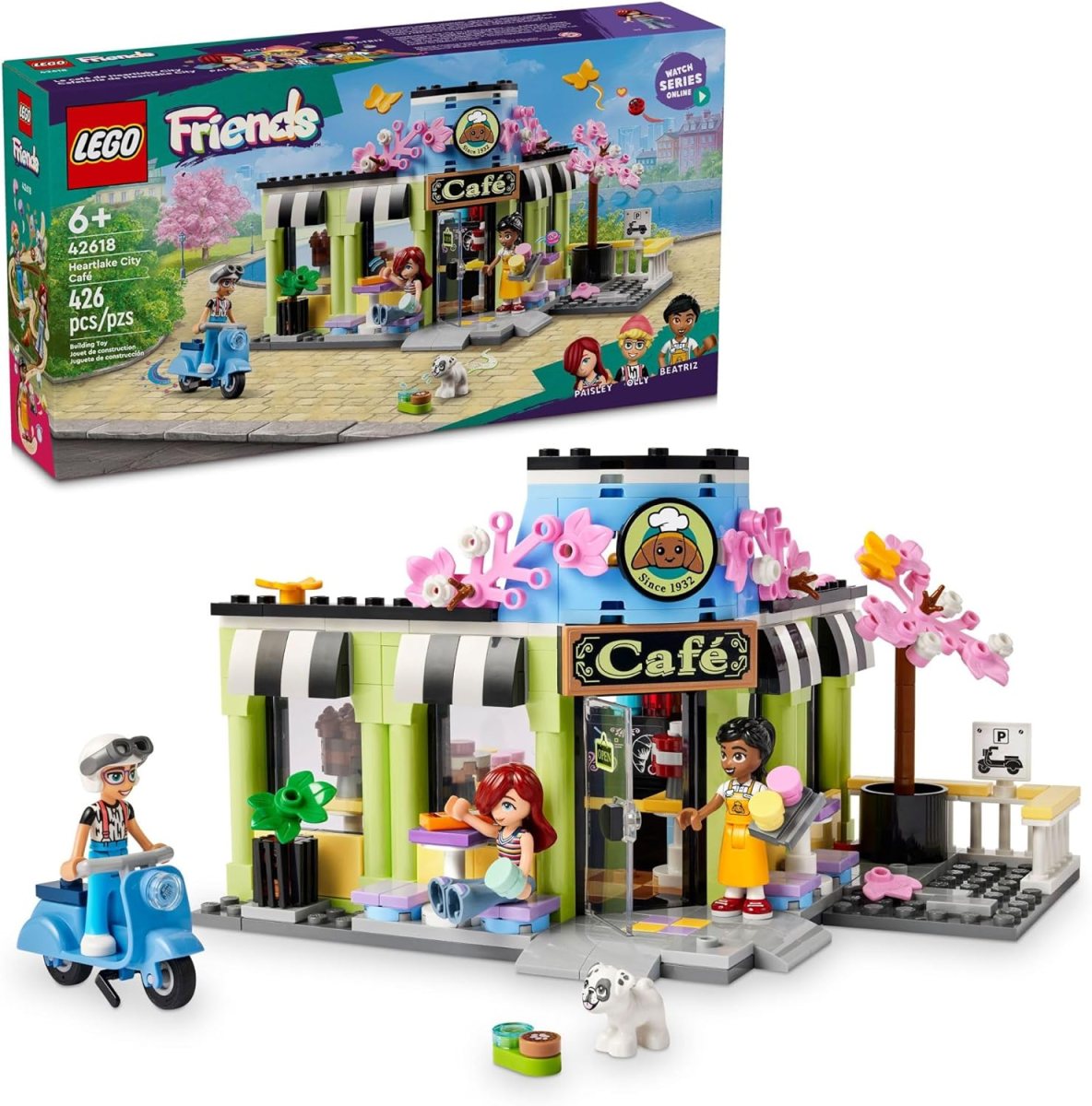 The LEGO Friends Heartlake City Café set 