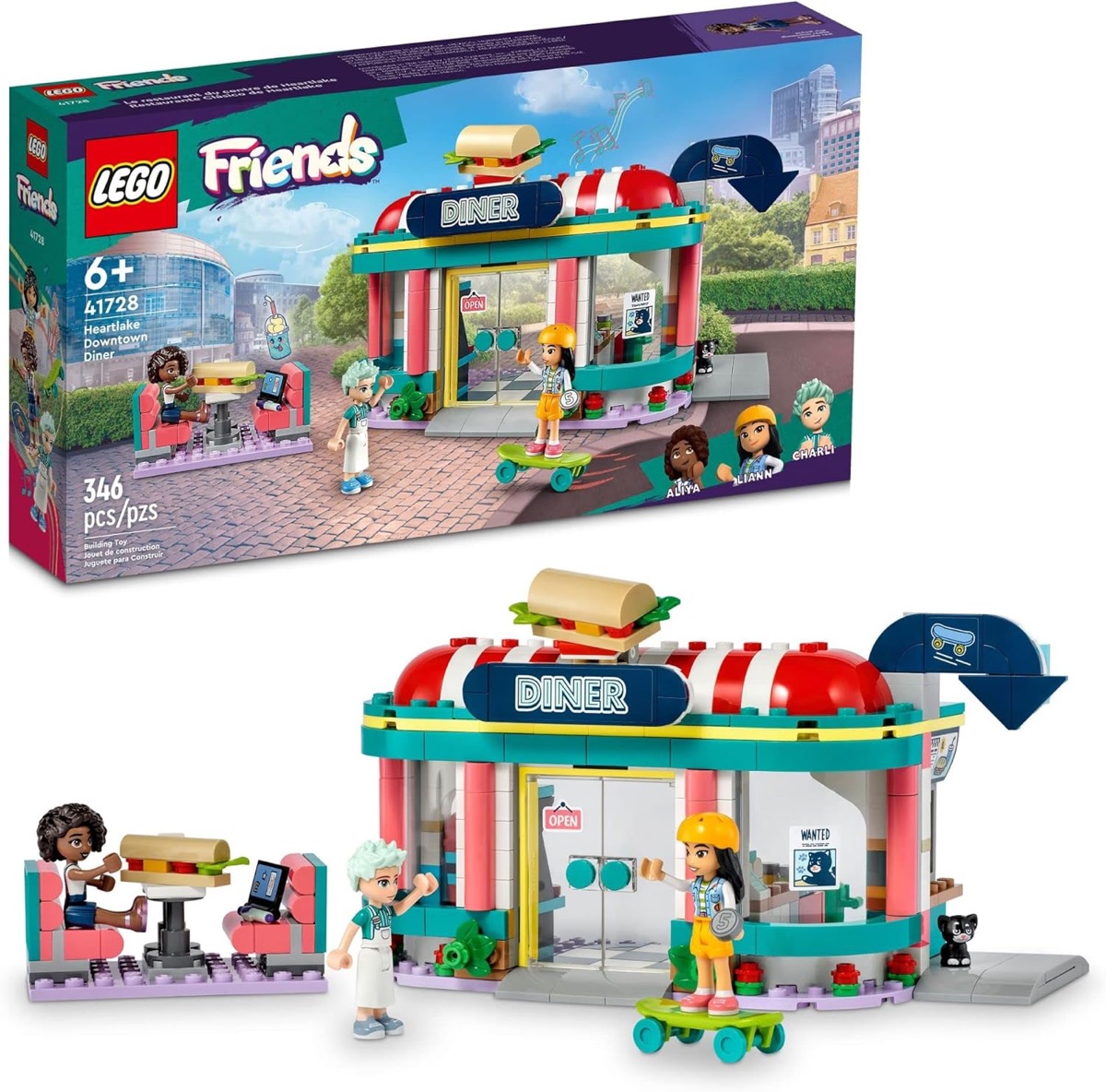 The LEGO Friends Heartlake Downtown Diner 