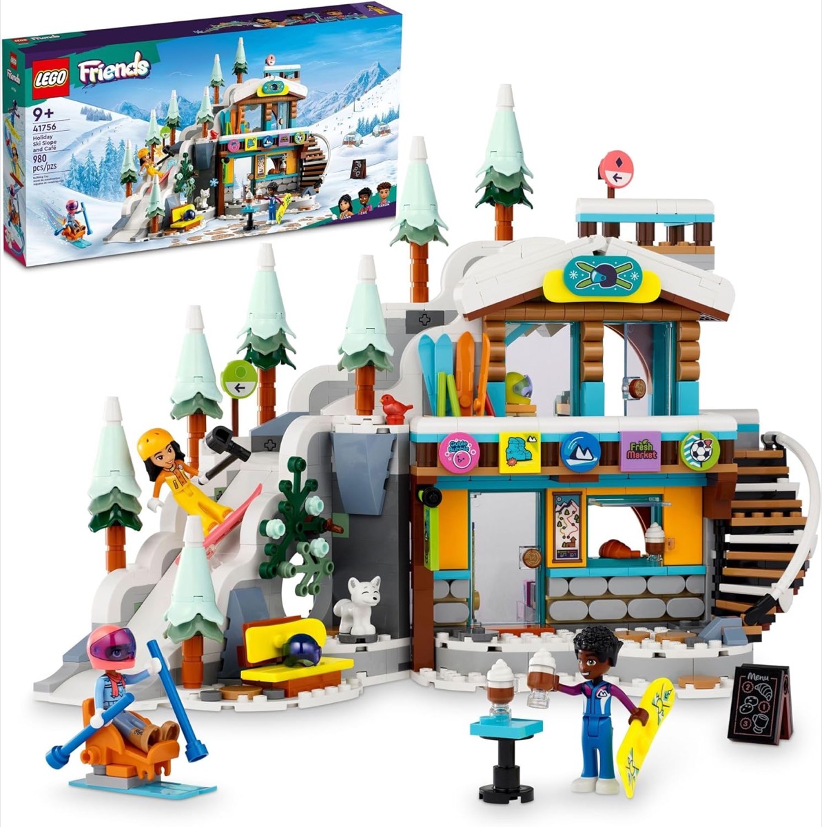 The LEGO Friends Holiday Ski Slope and Café