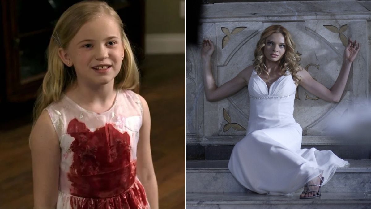 Sierra McCormick and Katherine Boecher as Lilith in Supernatural