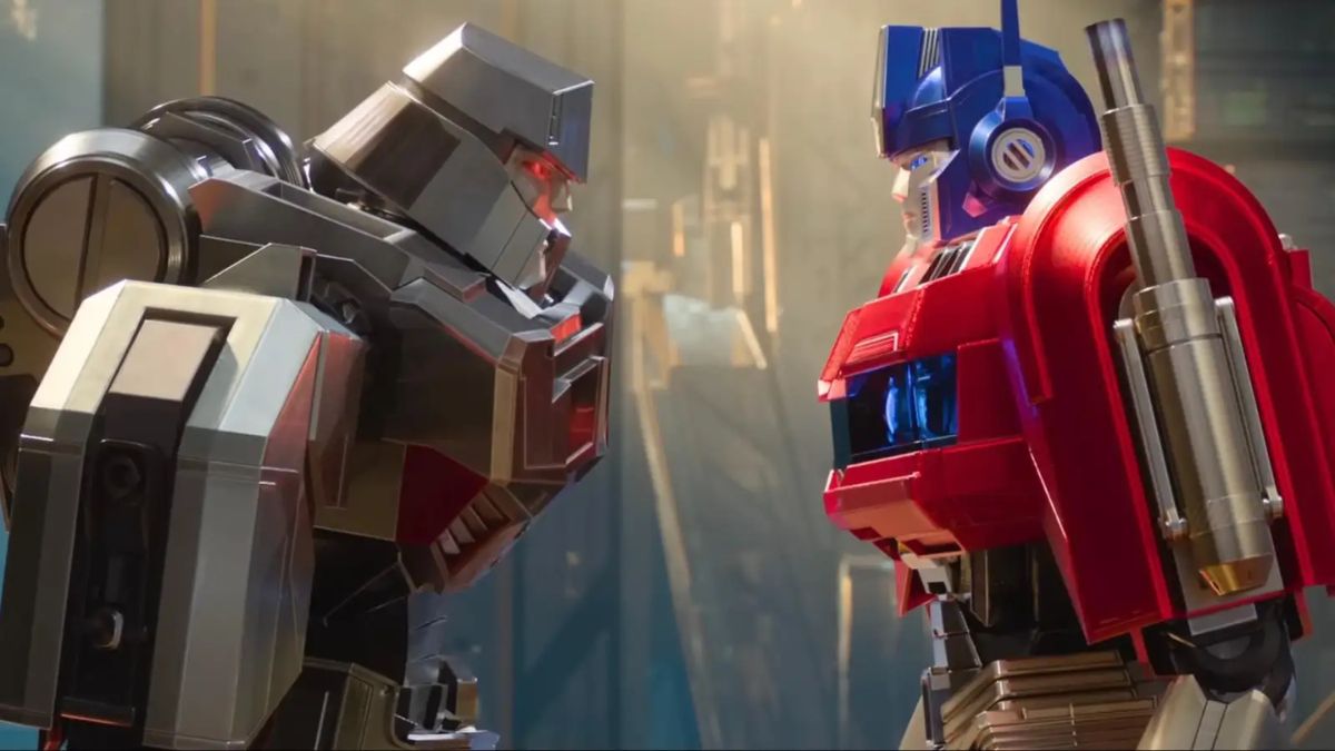 Two transformers face off in Transformers One