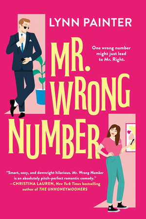 The cover for 'Mr. Wrong Number' by Lynn Painter 