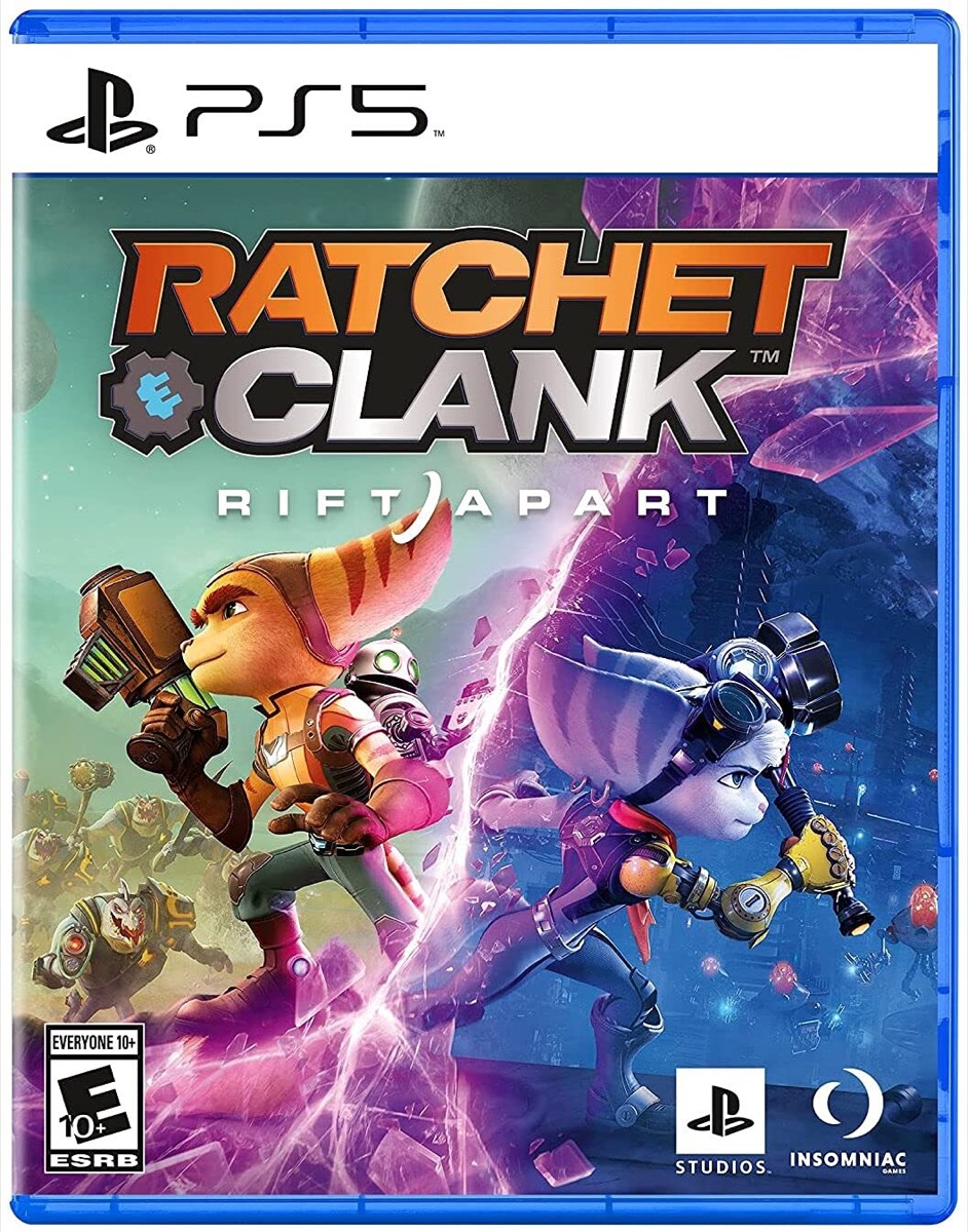 Cover art for "Ratchet and Clank- Rift Apart"