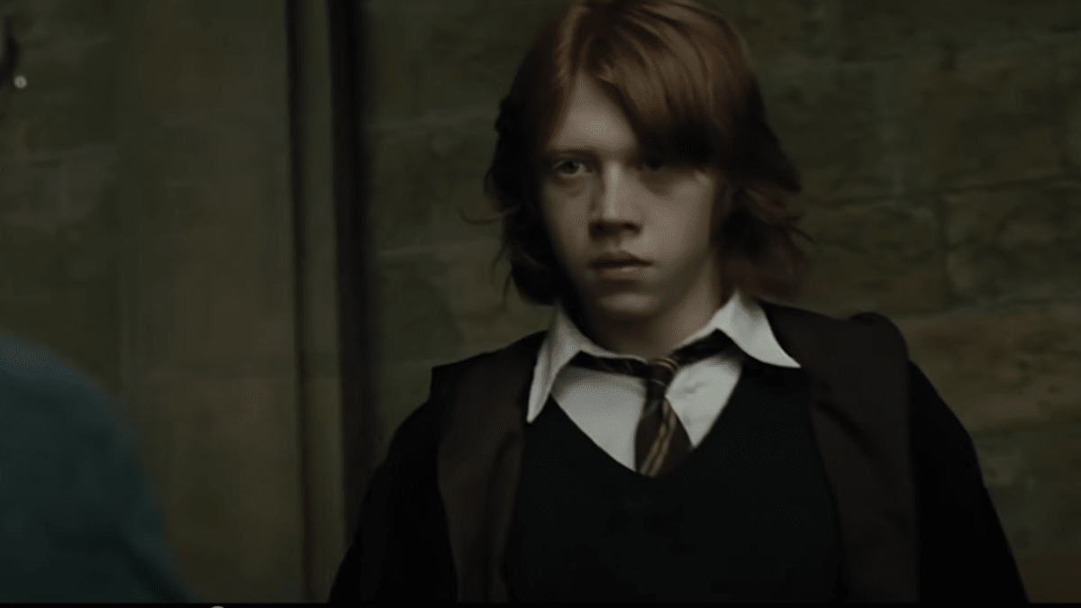 Rupert Grint as Ron Weasley in Harry Potter and the Goblet of Fire