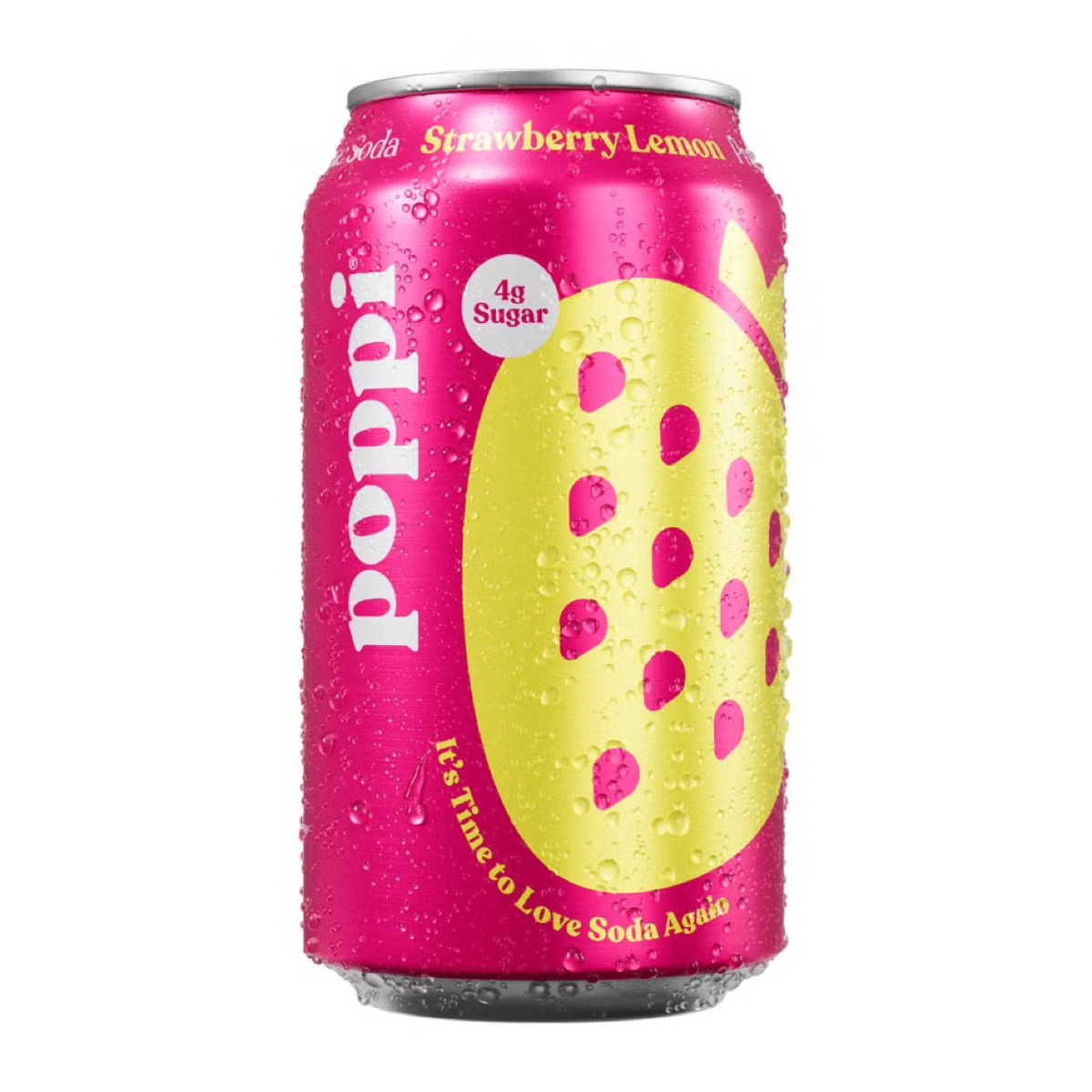 A can of Strawberry Lemon soda 