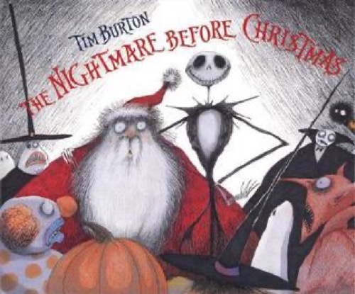 Cover art for "The Nightmare Before Christmas" book