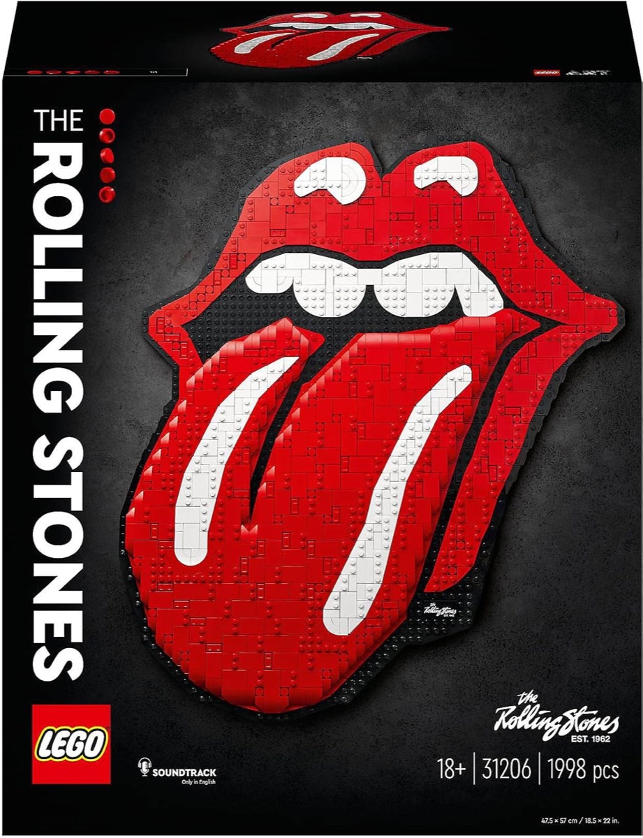 A Lego set of The Rolling Stones Lips