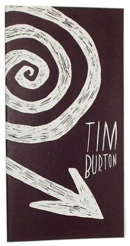 Cover of the MoMa's Tim Burton exhibit fold out 