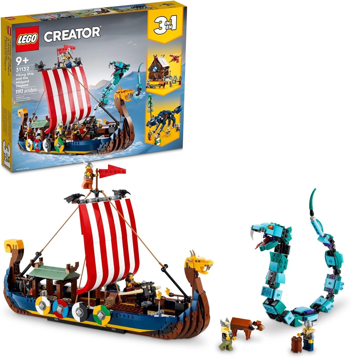 The Viking Ship LEGO set 