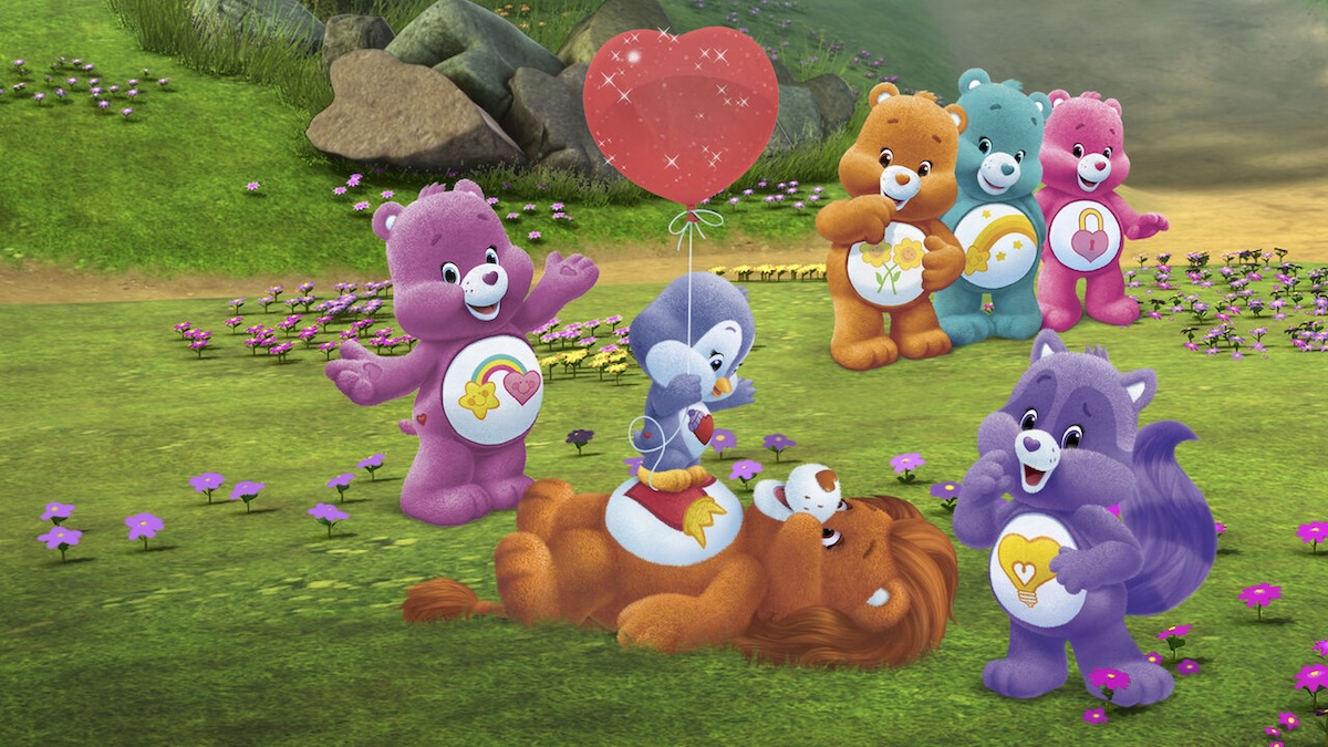 care bears & cousins all running around