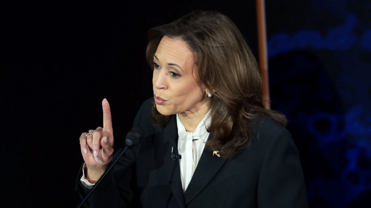 U.S. Vice President Kamala Harris, debates Republican presidential nominee, former U.S. president Donald Trump.