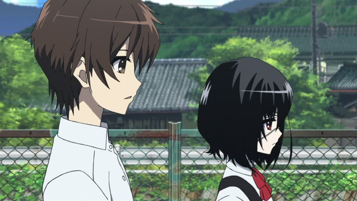 L-R: Kochi Sakakibara and Mei Misaki from 'Another'